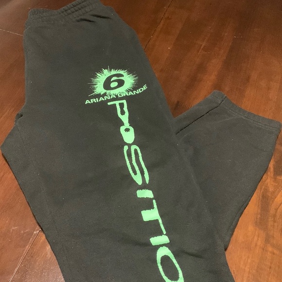 Ariana Grande Black Positions Sweatpants - Picture 2 of 3